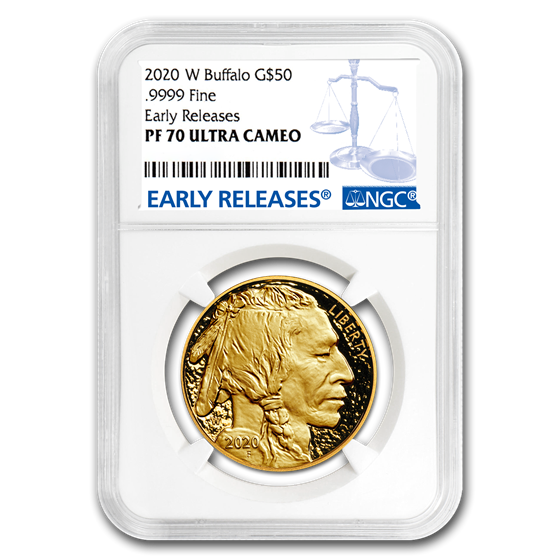 2020-W 1 oz Proof Gold Buffalo PF-70 NGC (Early Releases) 2020-W 1 oz Proof Gold Buffalo PF-70 NGC (Early Releases)